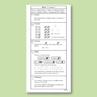 Image of Year 1 Maths 15 (Know and Do) Knowledge Notes KN CUSP Resource