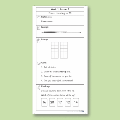 Y1 Maths 7 (Number and Place Value) Knowledge Notes KN