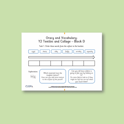 sm_Y2 Art and Design D (Textiles and Collage) Oracy Tasks OT