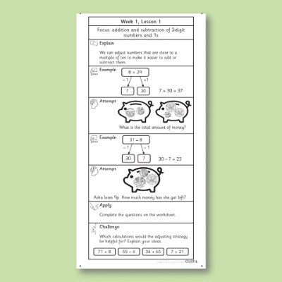 Y2 Maths 8 (Addition and Subtraction) Knowledge Notes KN