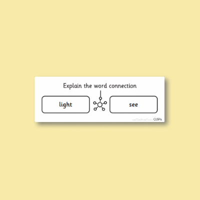 Image of Year 3 Science (Light) Pre-Filled Thinking Hard CUSP Resource