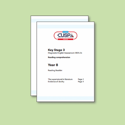 Image of Year 08 8 Spring Reading Text & Answer Booklets CUSP Resource