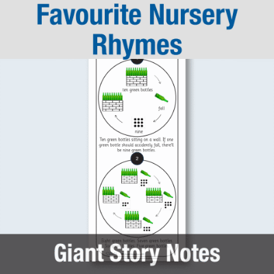 Image of EY Favourite Nursery Rhymes - Giant Story Notes GSN CUSP Resource