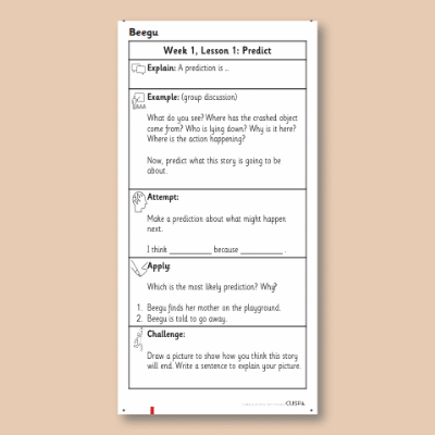 Y1 Reading (Beegu) Knowledge Notes KN