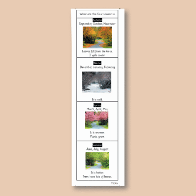 Y1 Science (Seasonal Changes and Daily Weather) Knowledge Notes SKN