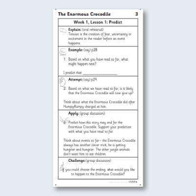 Y2 Reading (The Enormous Crocodile 3) Knowledge Note SKN