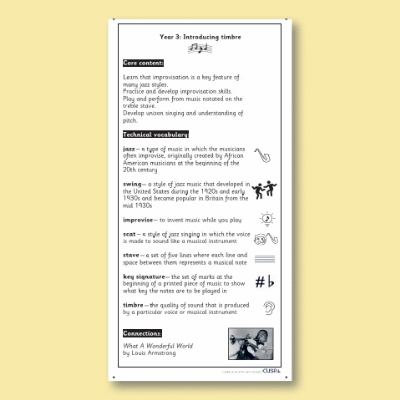Y3 Music F (Introducing Timbre) Knowledge Notes KN