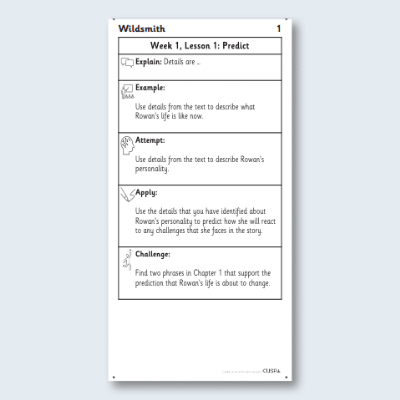 Y3 Reading (Wildsmith - Into the Dark Forest 1) Knowledge Notes KN