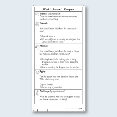 Y3 Reading (Wildsmith - Into the Dark Forest 2) Knowledge Notes SKN