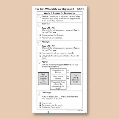 Y4 Reading (The Girl Who Stole an Elephant 2) Knowledge Notes SKN