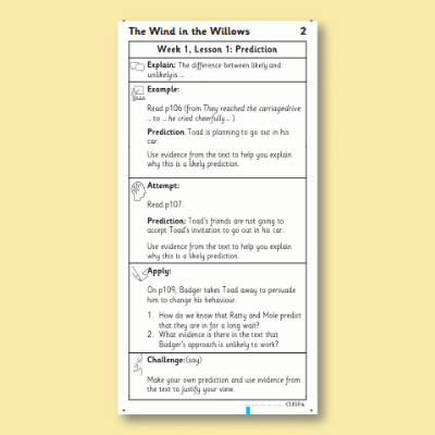 Y4 Reading (The Wind in the Willows 2) Knowledge Notes KN