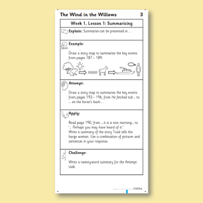 Y4 Reading (The Wind in the Willows 3 & The Walrus and the Carpenter) Knowledge Notes KN