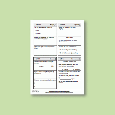 Y6 Geography (Study and compare places: UK, Europe and North America) Vocabulary Questions VQ