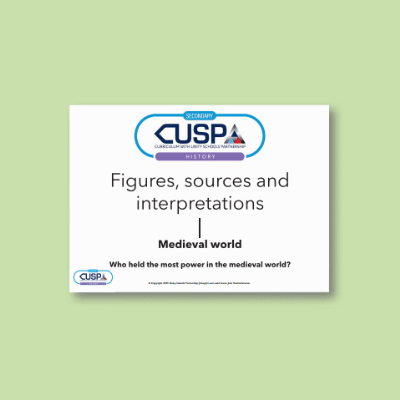 Y07 History (Who held the most power in the medieval world?) Resource Pad RP
