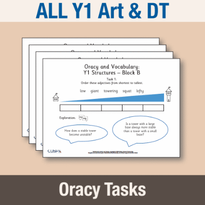 ! Y1 ALL Autumn Art & DT Oracy Tasks OT