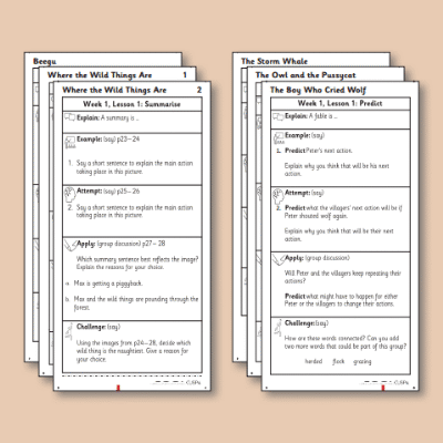 ! Y1 ALL Autumn Reading Knowledge Notes KN