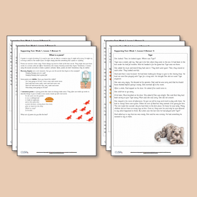 ! Y1 ALL Autumn Reading Supporting Text ST