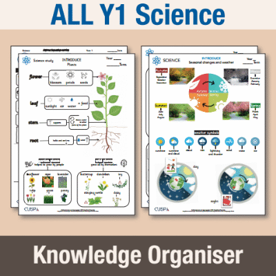! Y1 ALL Autumn Science Knowledge Organiser KO