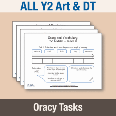 ! Y2 ALL Autumn Art & DT Oracy Tasks OT