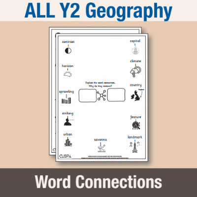 ! Y2 ALL Autumn Geography Word Connections WC