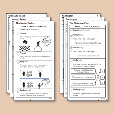 ! Y2 ALL Autumn Reading Knowledge Notes KN