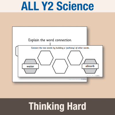 ! Y2 ALL Autumn Science Pre-Filled Thinking Hard TH