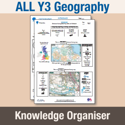 ! Y3 ALL Autumn Geography Knowledge Organiser KO