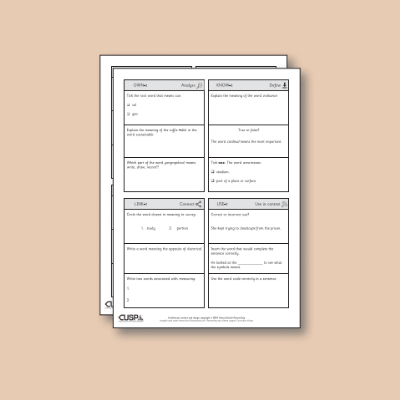 ! Y3 ALL Autumn Geography Vocabulary Questions VQ