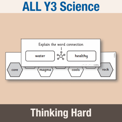 ! Y3 ALL Autumn Science Pre-Filled Thinking Hard TH