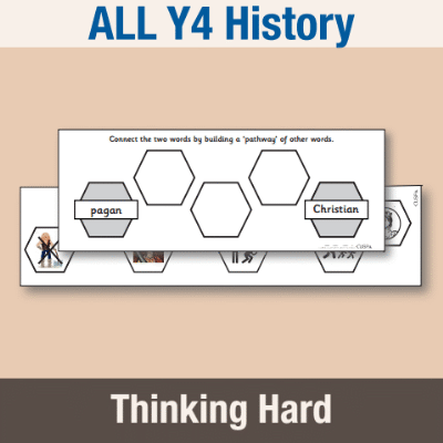 ! Y4 ALL Autumn History Pre-Filled Thinking Hard TH