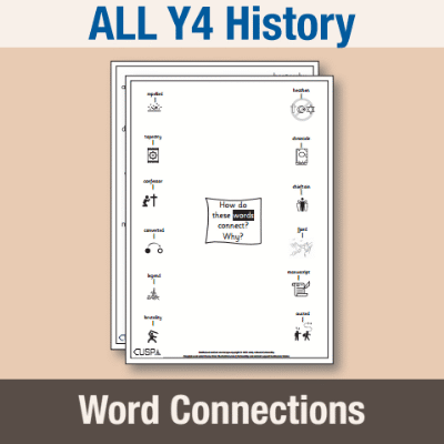 ! Y4 ALL Autumn History Word Connections WC