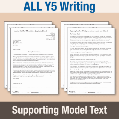 ! Y5 ALL Autumn Writing Supporting Model Text SMT