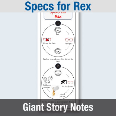EYFS Specs for Rex - Giant Story Notes GSN