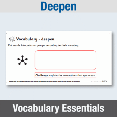 Image of All Years Essentials: Deepen CUSP Resource