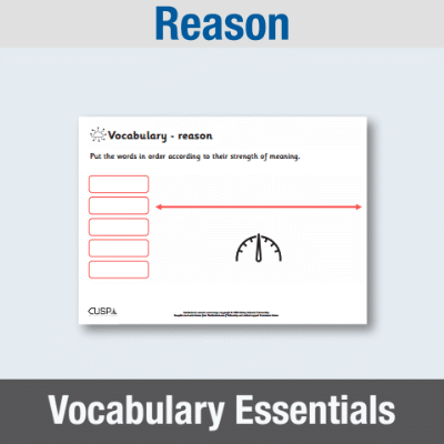 Image of All Years Essentials: Reason CUSP Resource