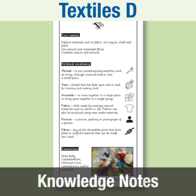 sm_Y1 Art and Design D (Textiles) Knowledge Notes KN