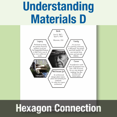 Y1 Design and Technology D (Understanding Materials) AR Significant Designers Hexagon Connections