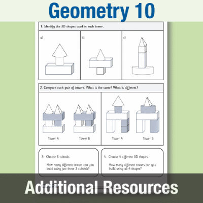 Image of Year 1 Maths 10 (Geometry) Additional Resources AR CUSP Resource