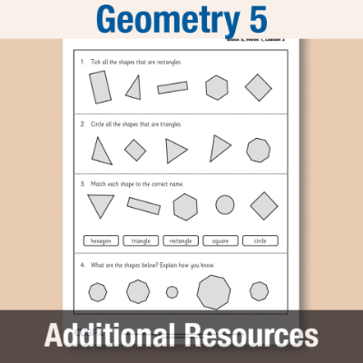 Y1 Maths 5 (Geometry) Additional Resources AR