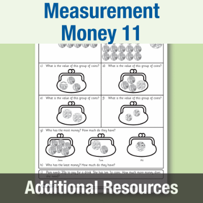 Image of Year 1 Maths 11 (Measurement Money) Additional Resources AR CUSP Resource