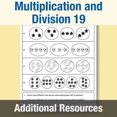 Image of Year 1 Maths 19 (Multiplication and Division) Additional Resources AR CUSP Resource