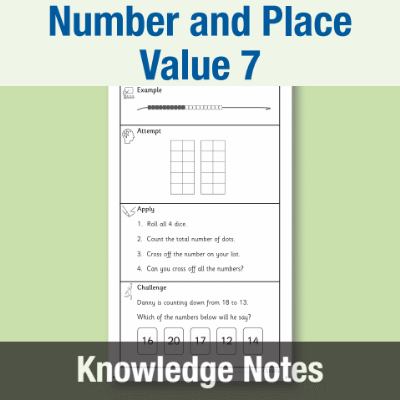 Y1 Maths 7 (Number and Place Value) Knowledge Notes KN