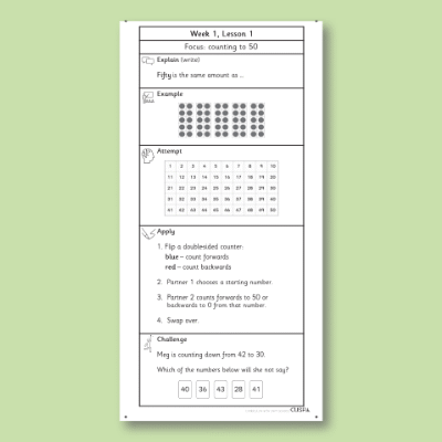 Image of Year 1 Maths 9 (Number and Place Value) Knowledge Notes KN CUSP Resource