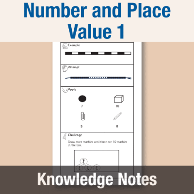 Y1 Maths 1 (Number and Place Value) Knowledge Notes KN