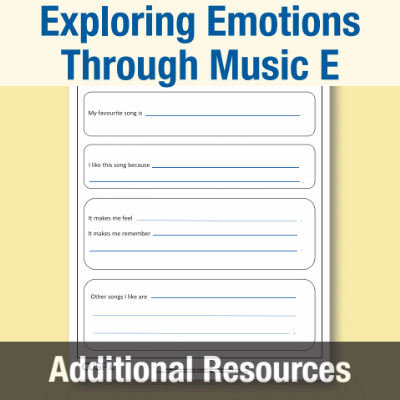 Y1 Music E (Exploring Emotions Through Music) My Favourite Song