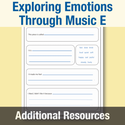 Y1 Music E (Exploring Emotions Through Music) My Personal Response