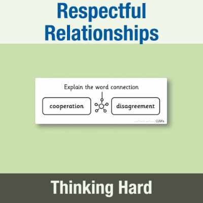 Y1 PSHE (Respectful Relationships) Pre-Filled Thinking Hard