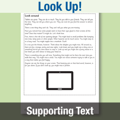 Y1 Reading (Look Up!) Supporting Texts ST