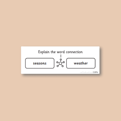Image of Year 1 Science (Seasons) Pre-Filled Thinking Hard CUSP Resource