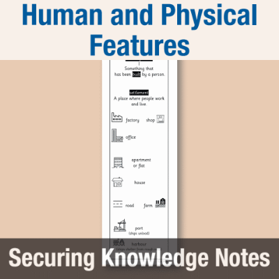 Y2 Geography (Human and Physical Features) Knowledge Notes SKN